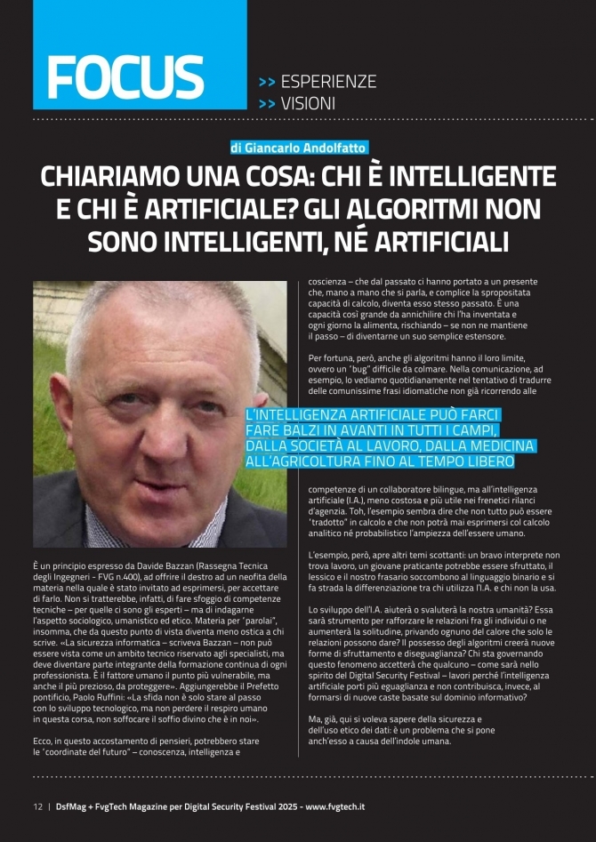 Digital Security Festival 2025 - www.andolfatto.it